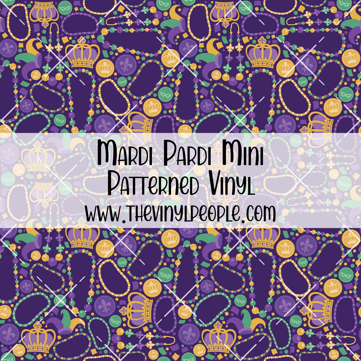 Mardi Pardi Patterned Vinyl