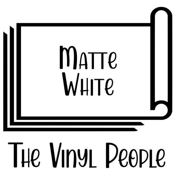 Matte White StarCraft HD Permanent Adhesive Vinyl