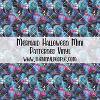 Mermaid Halloween Patterned Vinyl