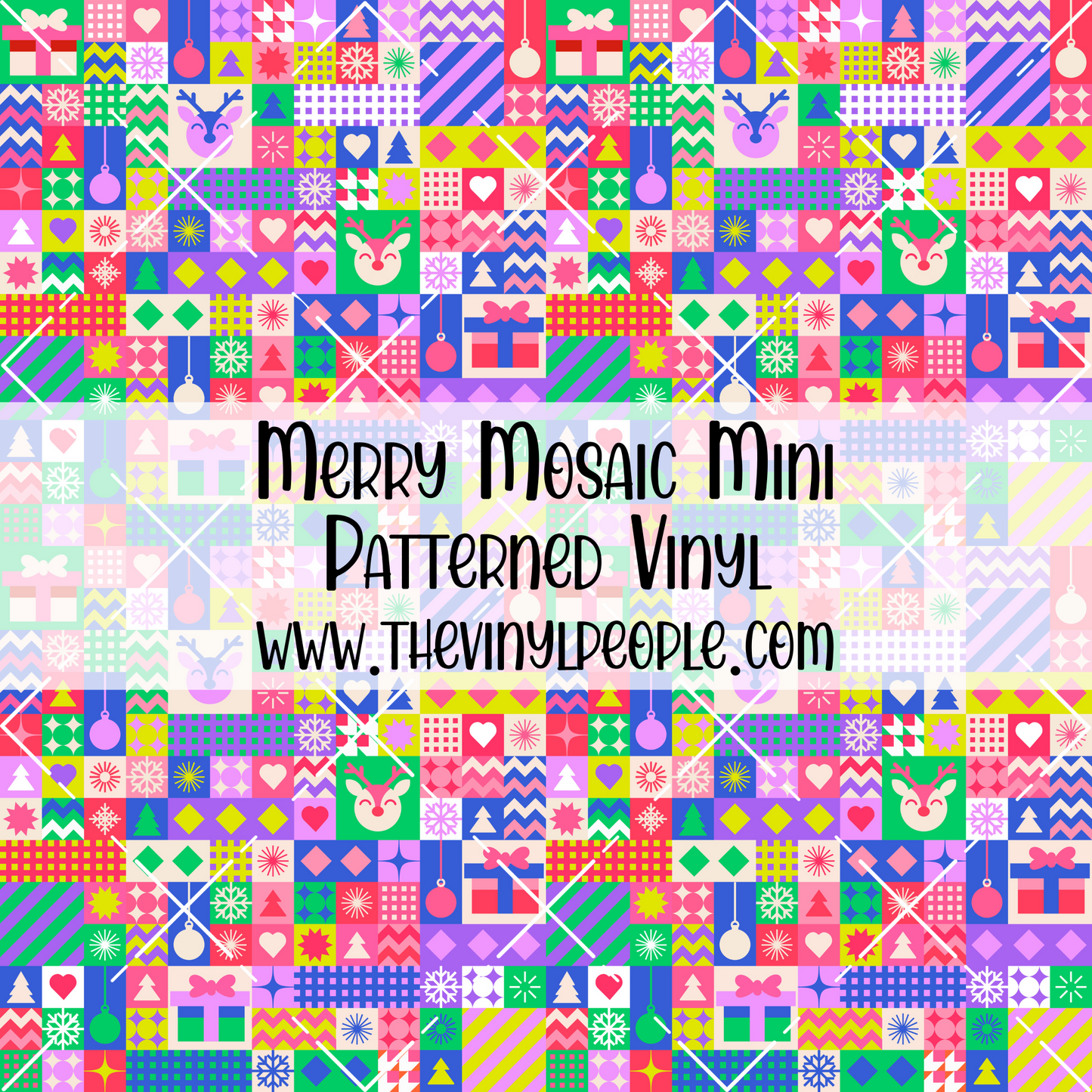 Merry Mosaic Patterned Vinyl