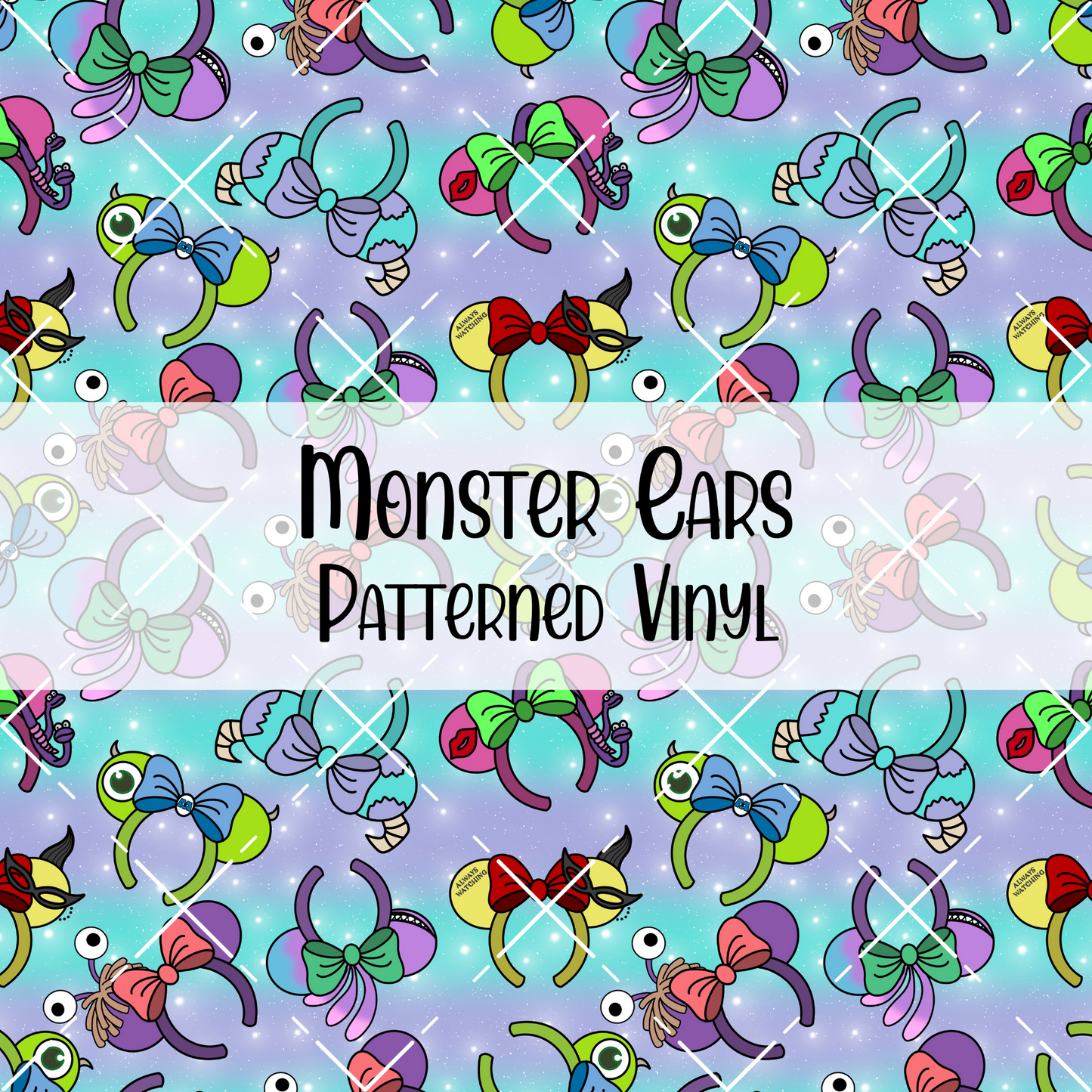 Monster Ears Patterned Vinyl