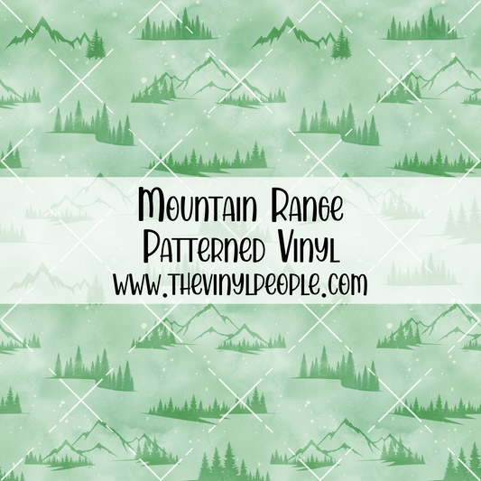 Mountain Range Patterned Vinyl