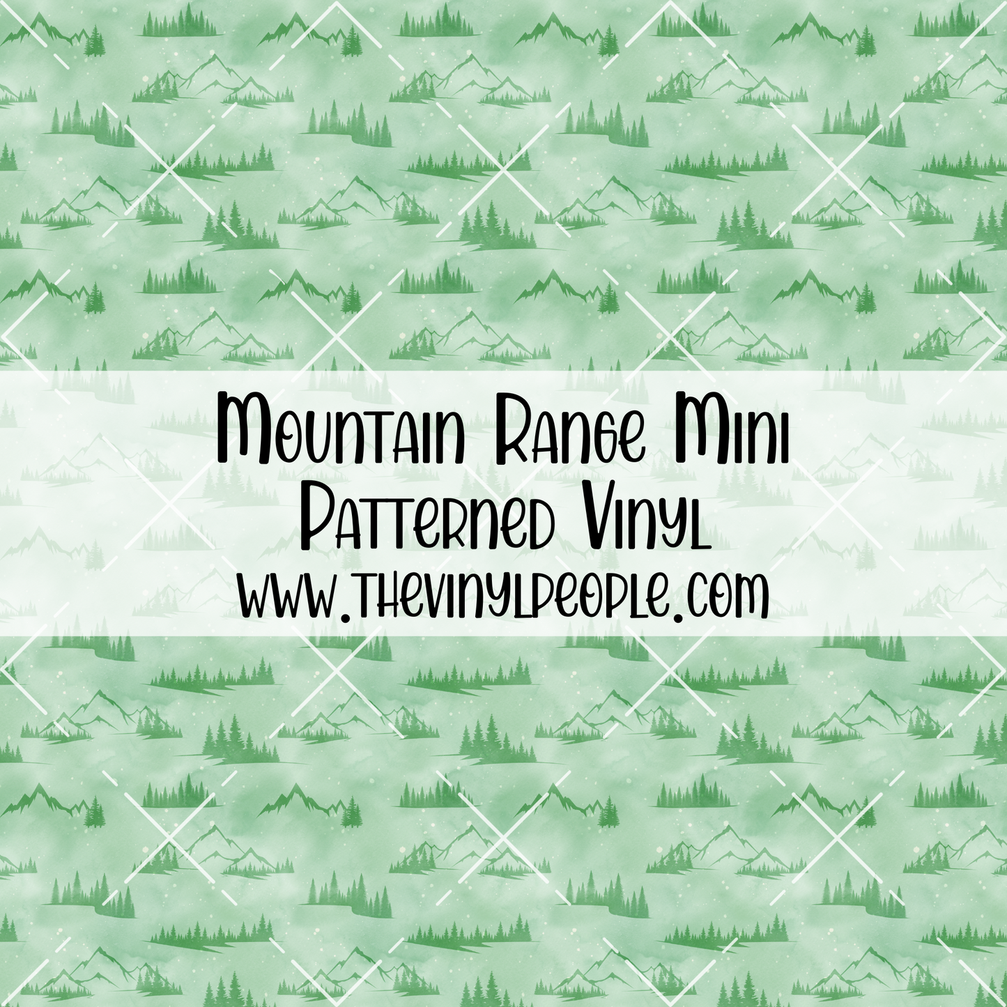 Mountain Range Patterned Vinyl