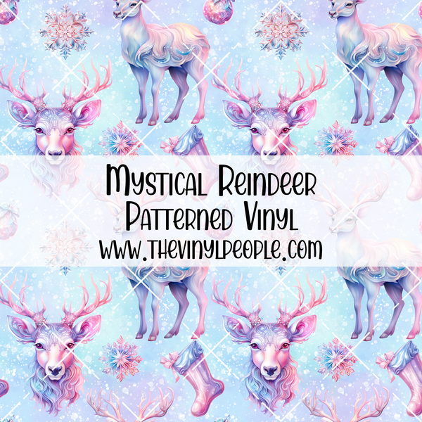 Mystical Reindeer Patterned Vinyl