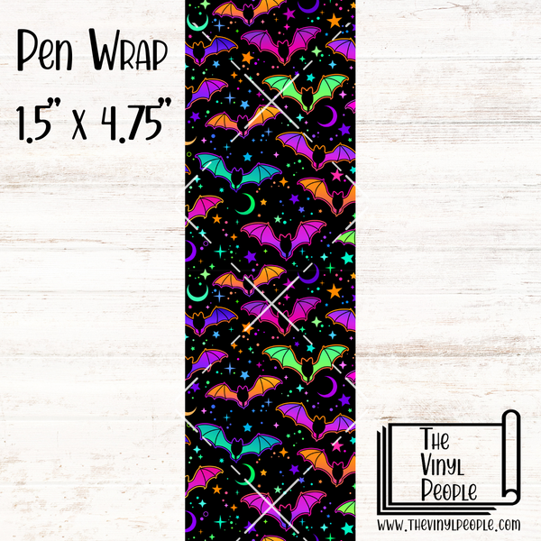Neon Bats Pen Wrap