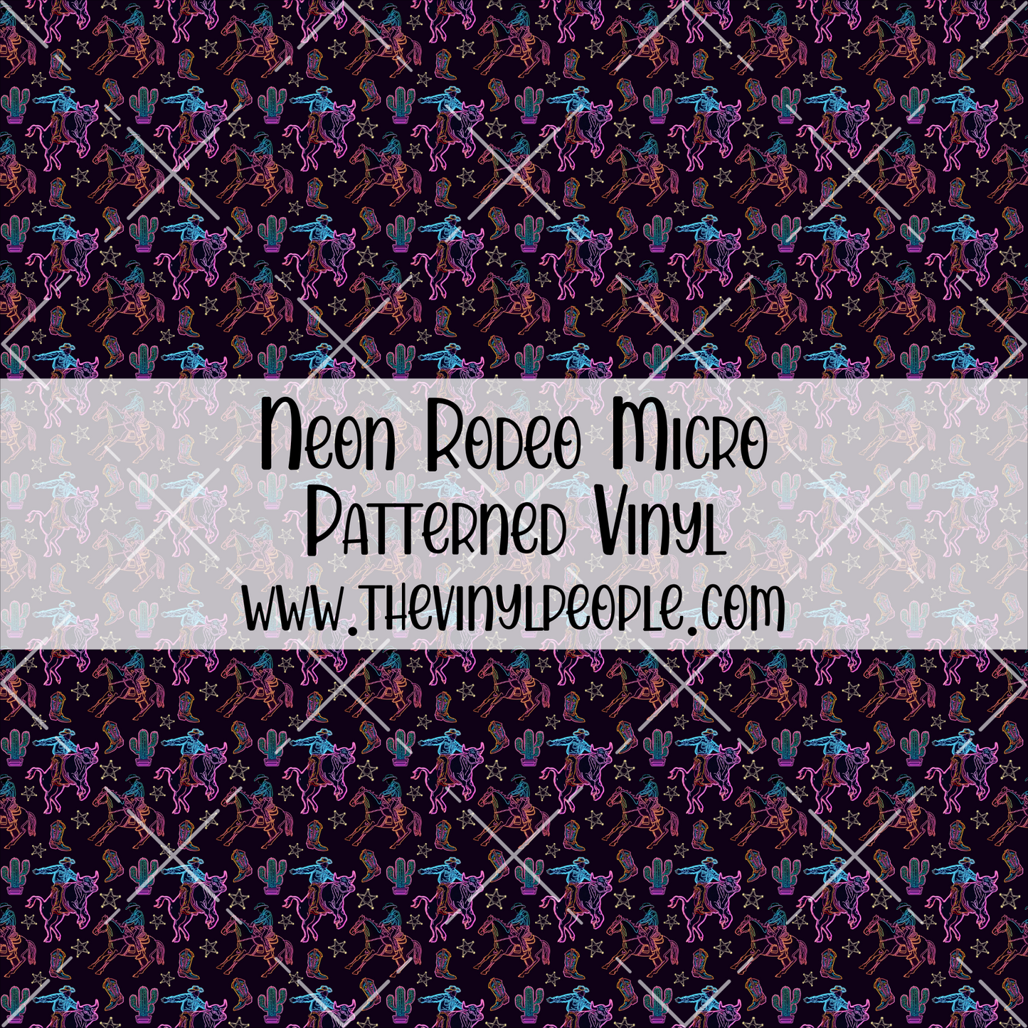 Neon Rodeo Patterned Vinyl