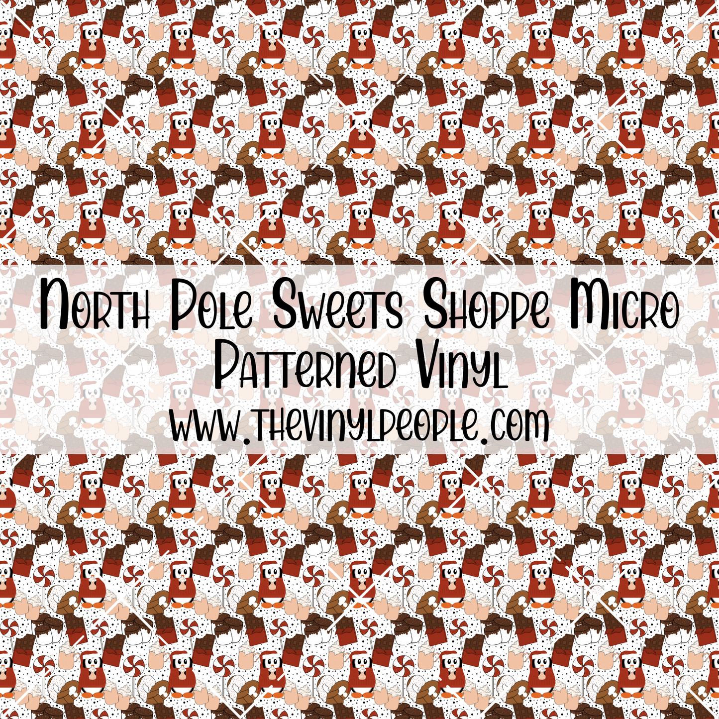 North Pole Sweets Shoppe Patterned Vinyl