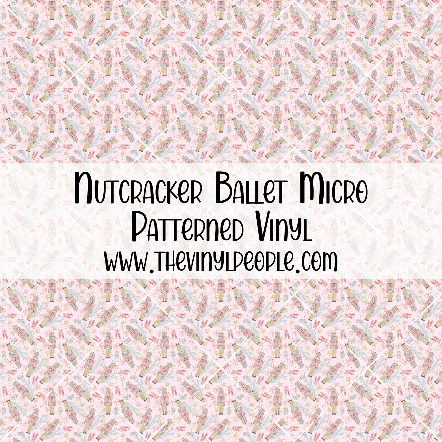 Nutcracker Ballet Patterned Vinyl