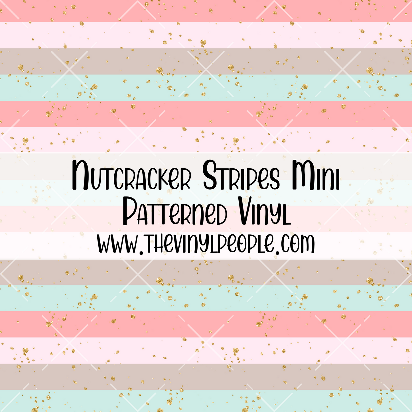 Nutcracker Stripes Patterned Vinyl