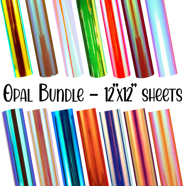 Opal Bundle - 12" x 12" Sheet of all 14 Opal Colors