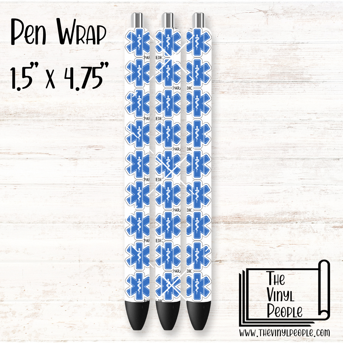 Paramedic Star of Life Pen Wrap