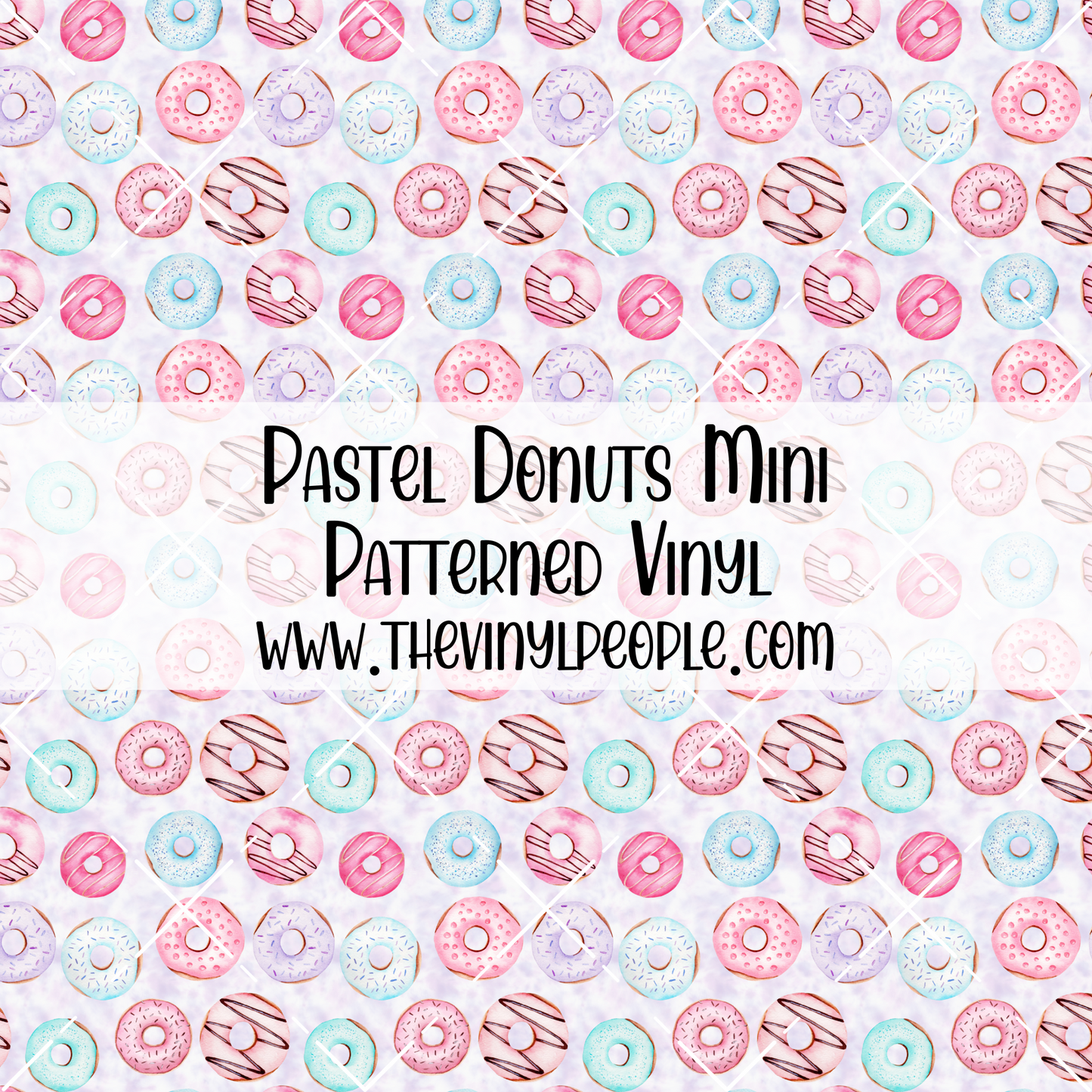 Pastel Donuts Patterned Vinyl