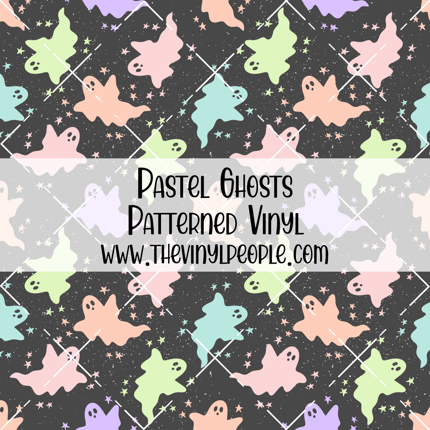 Pastel Ghosts Patterned Vinyl