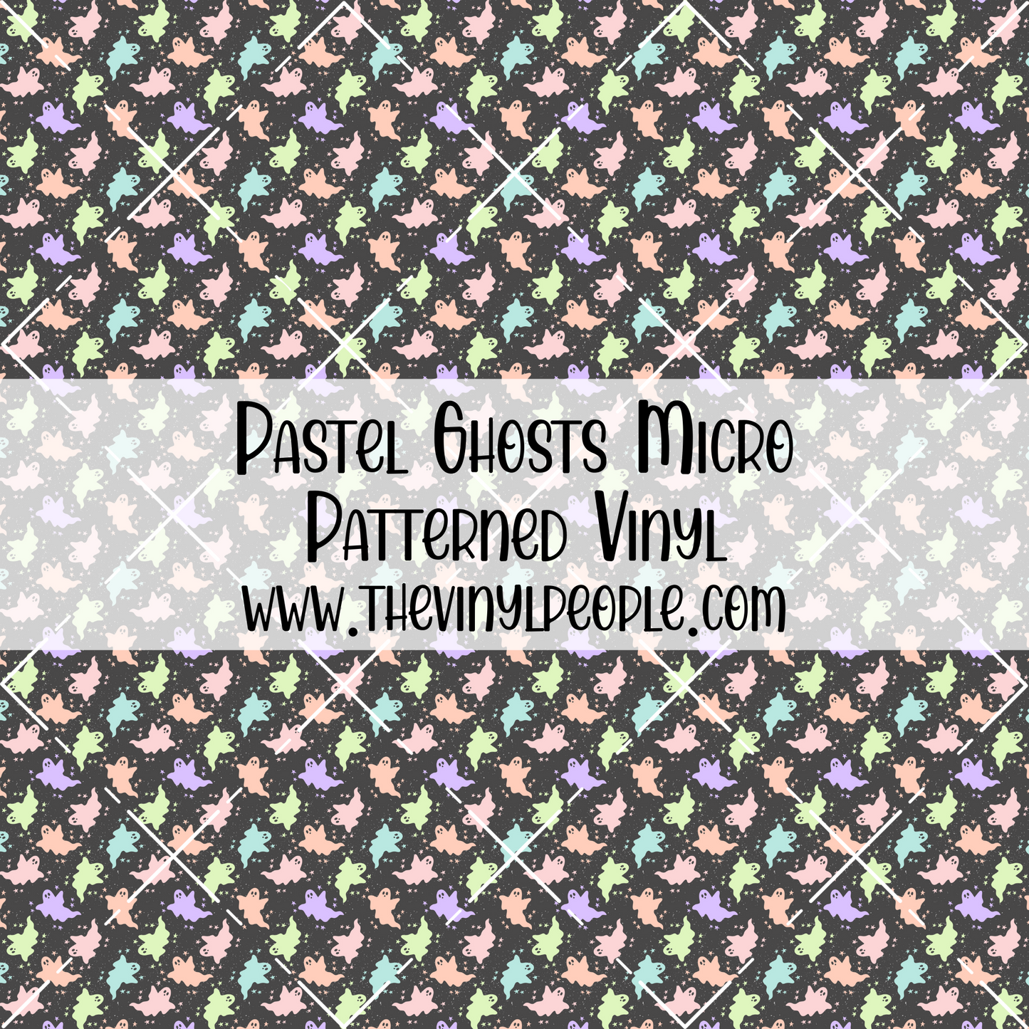 Pastel Ghosts Patterned Vinyl