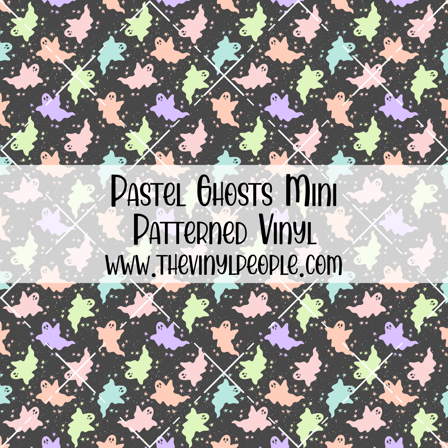 Pastel Ghosts Patterned Vinyl