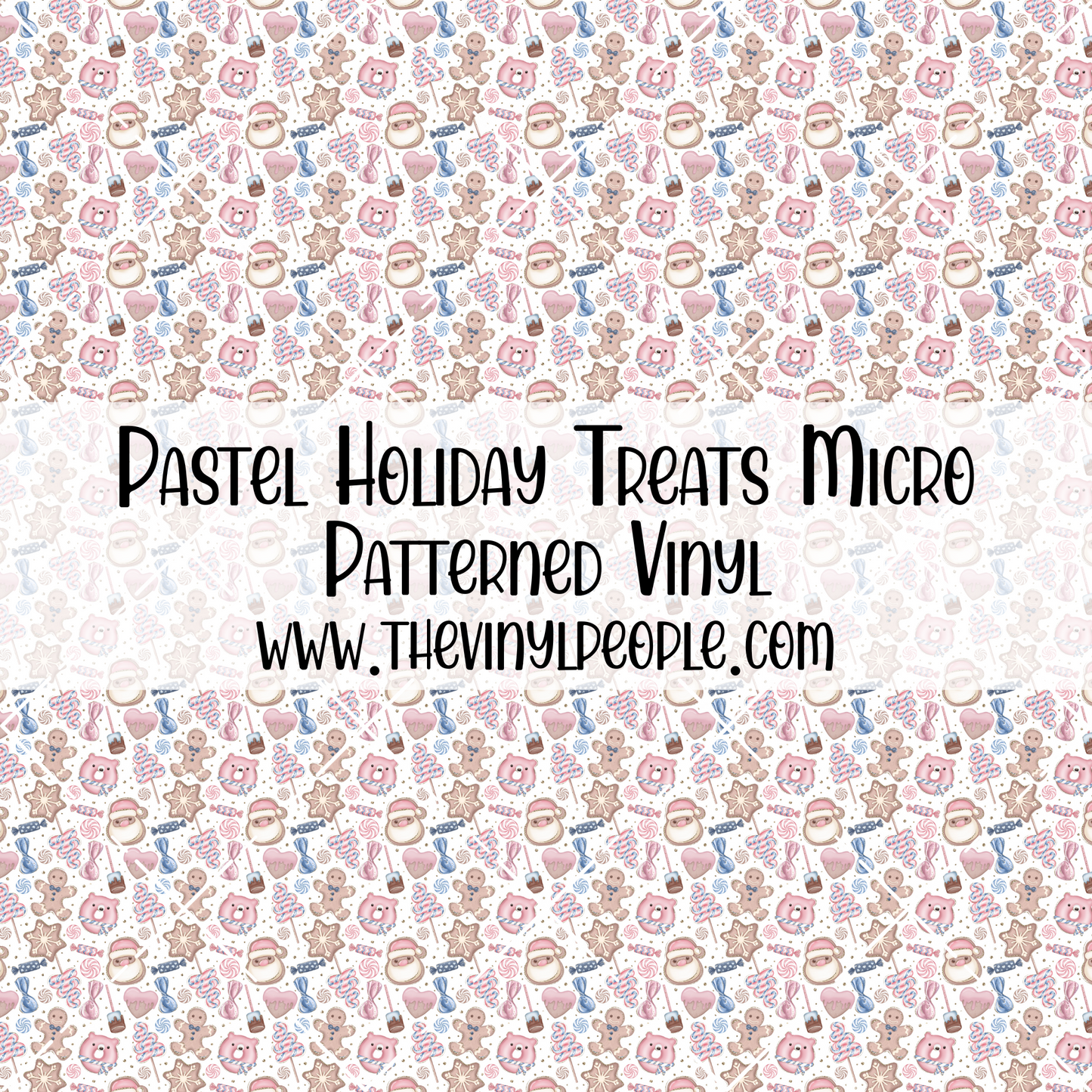 Pastel Holiday Treats Patterned Vinyl