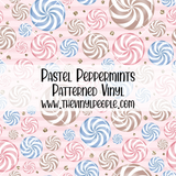 Pastel Peppermints Patterned Vinyl