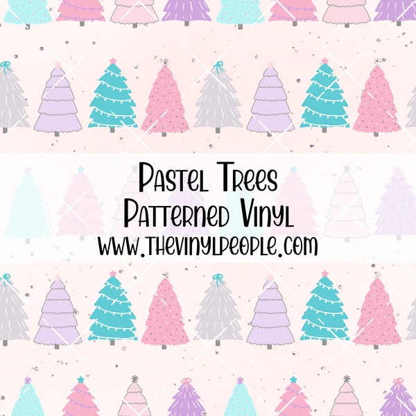 Pastel Trees Patterned Vinyl