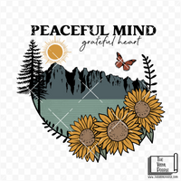 Peaceful Mind Vinyl Decal