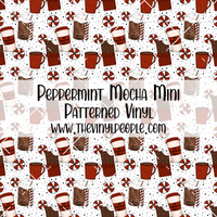Peppermint Mocha Patterned Vinyl