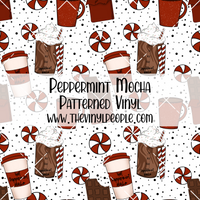 Peppermint Mocha Patterned Vinyl