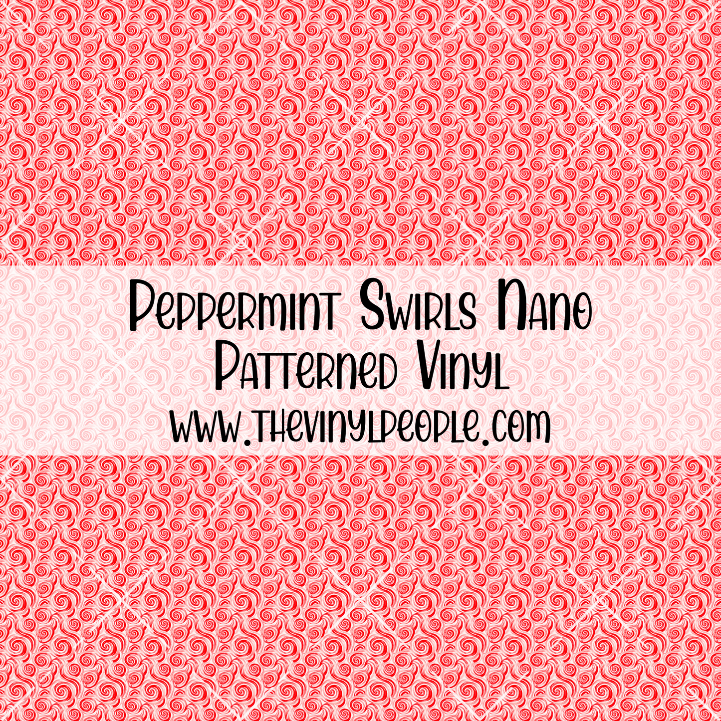 Peppermint Swirls Patterned Vinyl