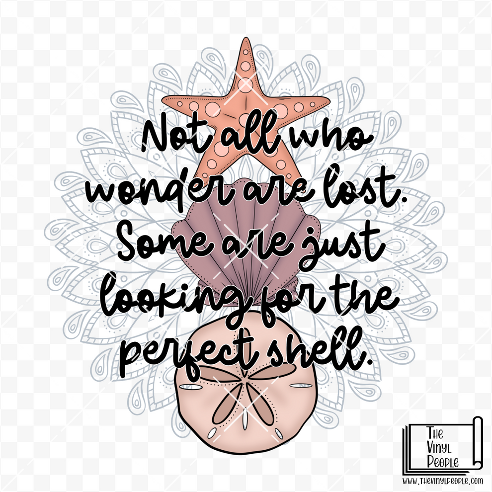 Perfect Shell Vinyl Decal – TheVinylPeople