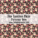 Pink Christmas Patterned Vinyl