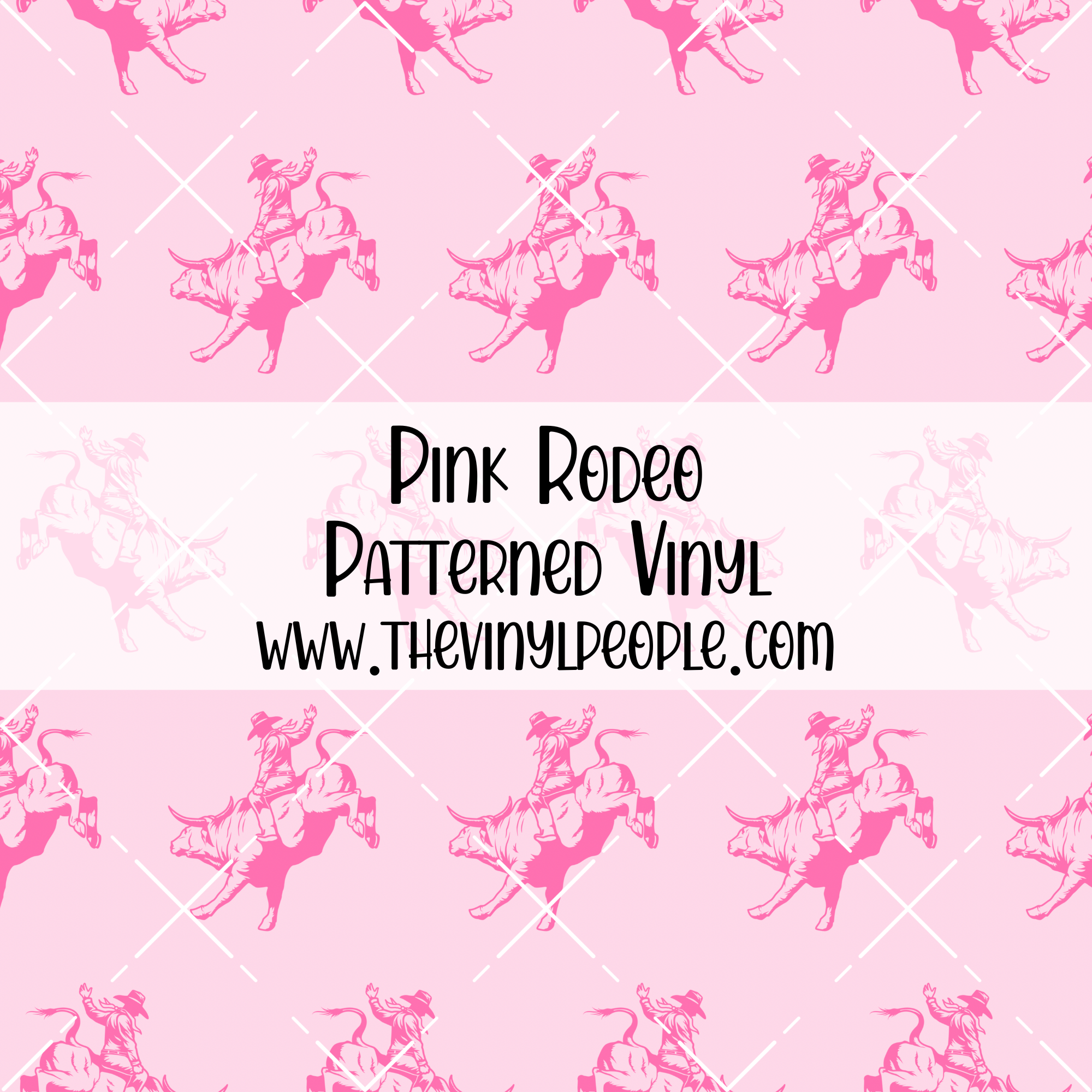 Pink Rodeo Splash Pink Rodeo Patterned Vinyl – TheVinylPeople