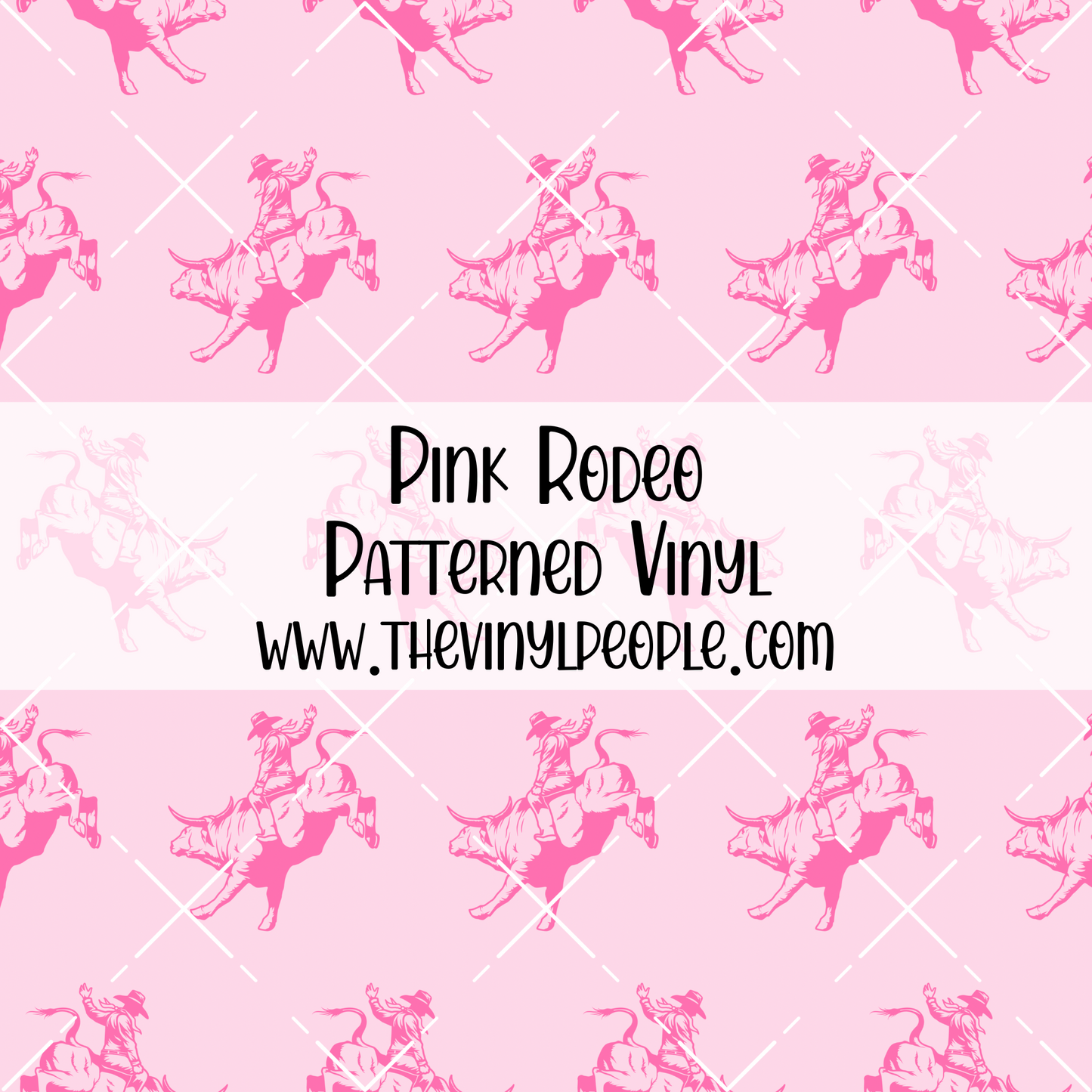 Pink Rodeo Patterned Vinyl