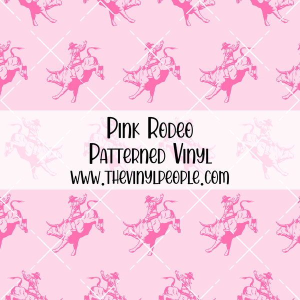 Pink Rodeo Patterned Vinyl