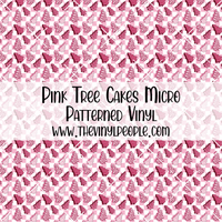 Pink Tree Cakes Patterned Vinyl