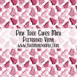 Pink Tree Cakes Patterned Vinyl