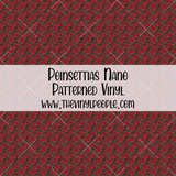 Poinsettias Patterned Vinyl