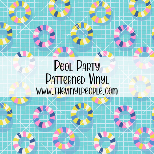 Pool Party Patterned Vinyl