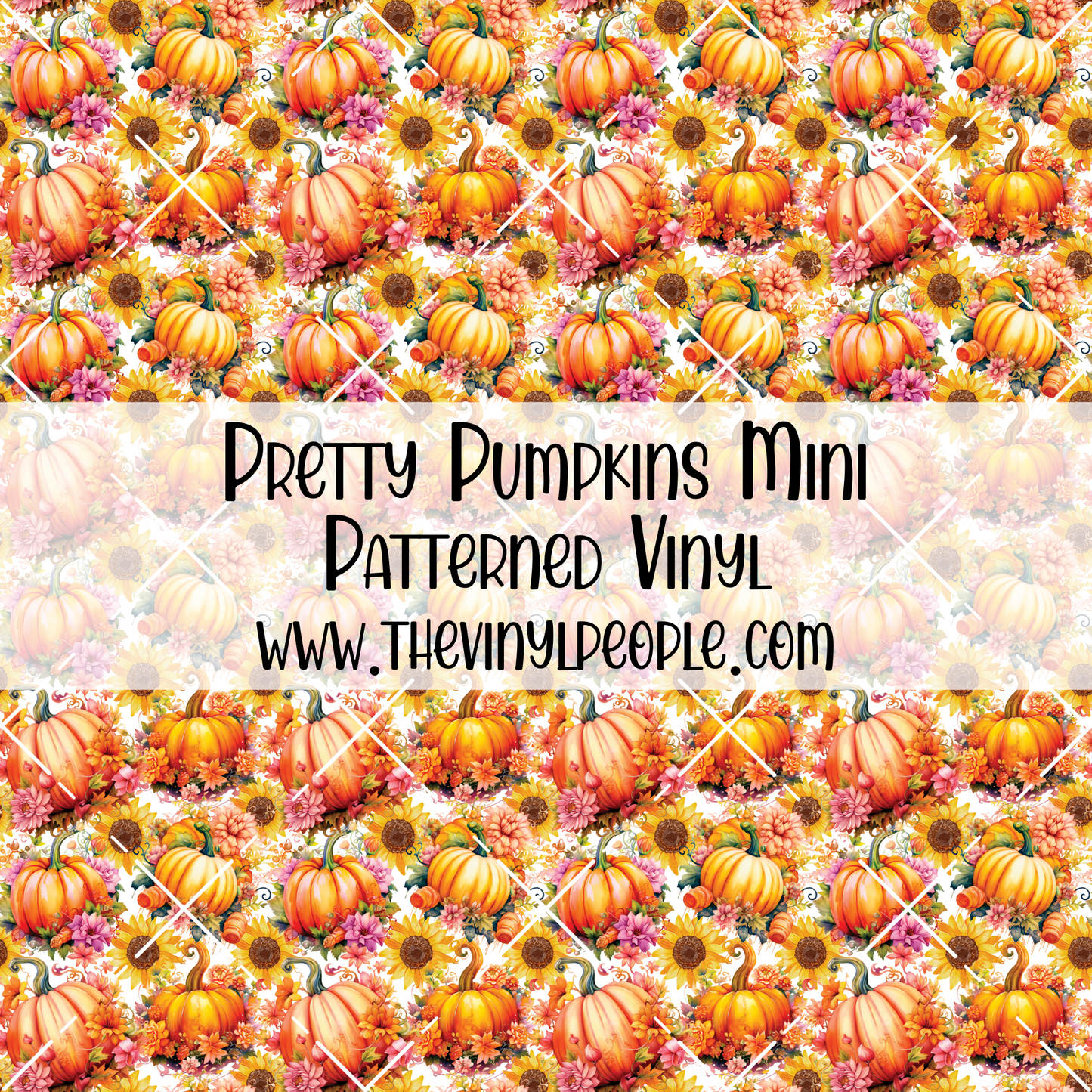 Pretty Pumpkins Patterned Vinyl