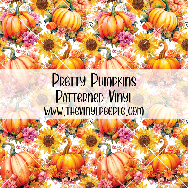 Pretty Pumpkins Patterned Vinyl