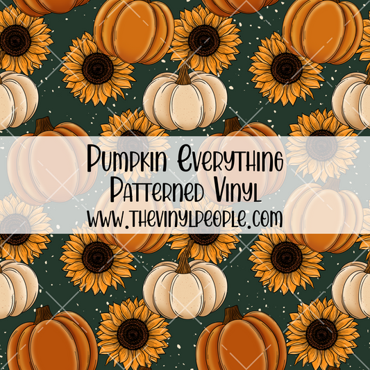 Pumpkin Everything Patterned Vinyl