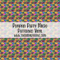 Pumpkin Party Patterned Vinyl