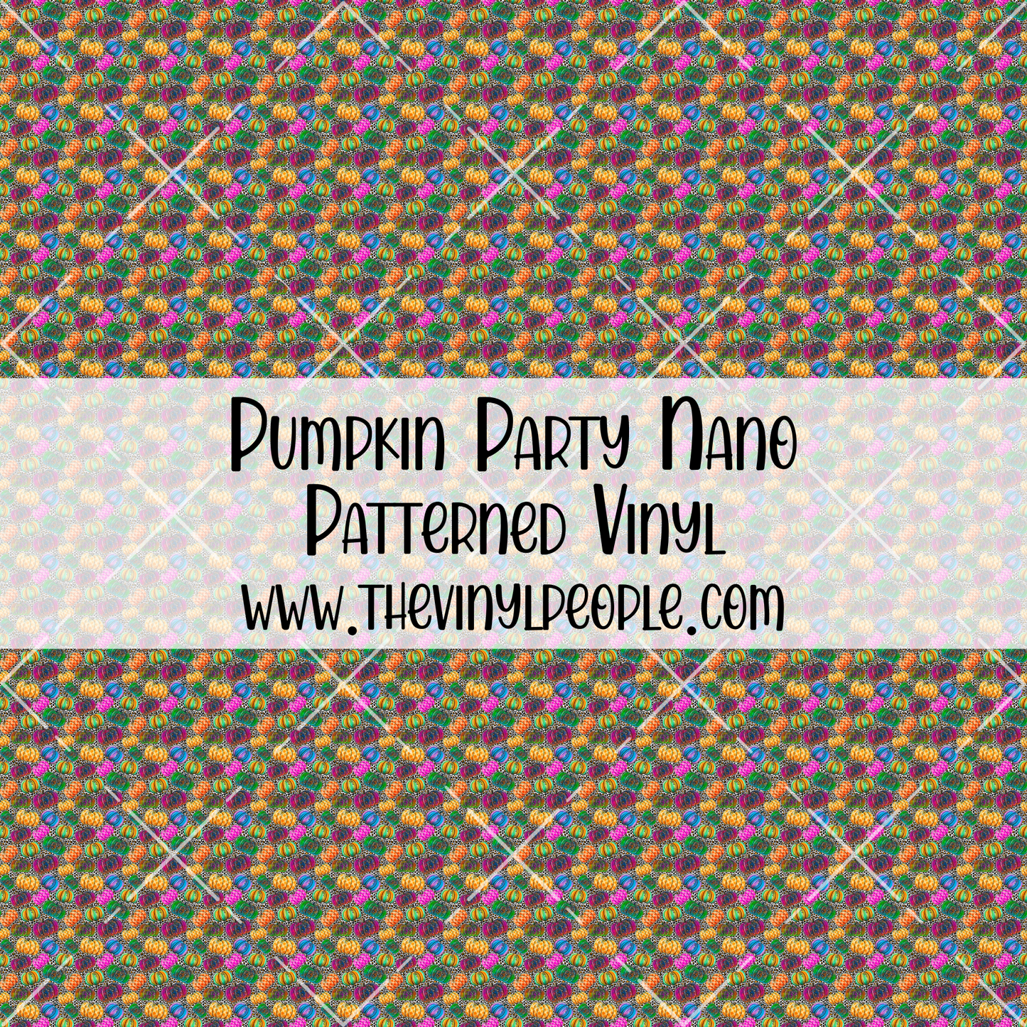 Pumpkin Party Patterned Vinyl