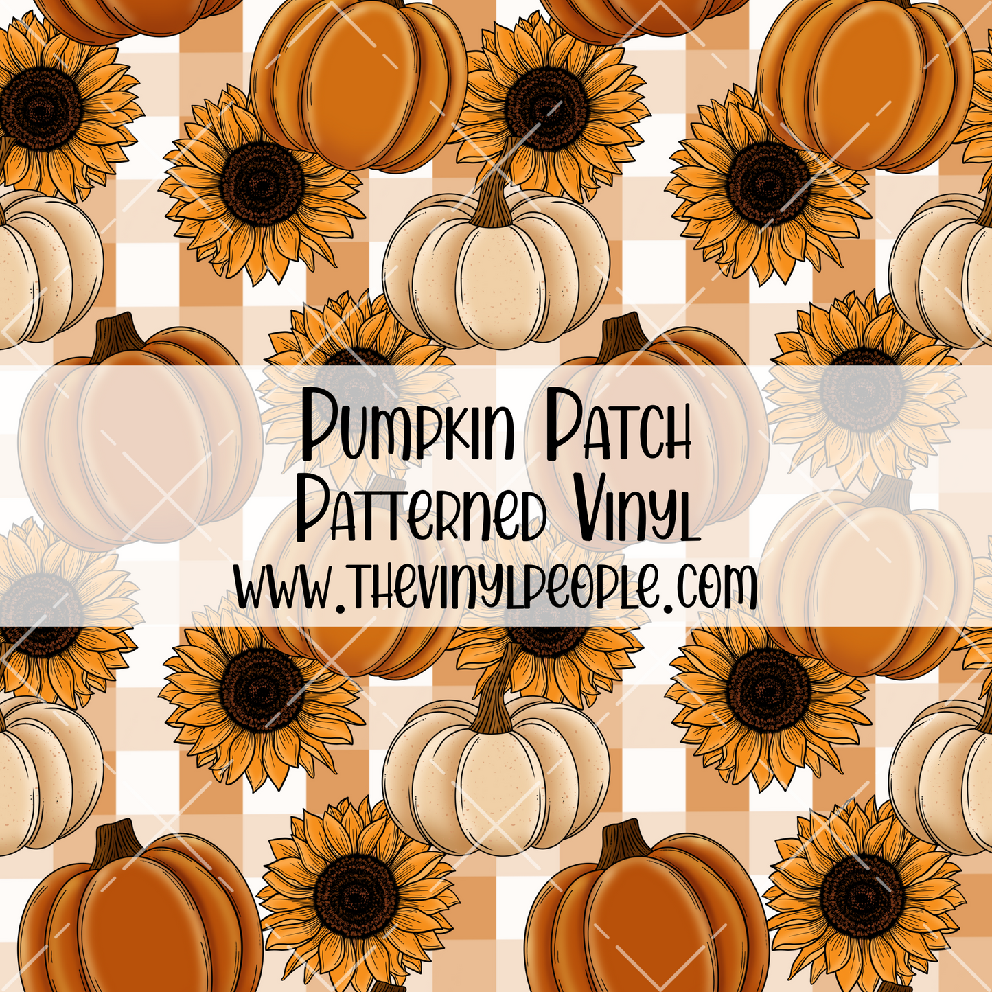 Pumpkin Patch Patterned Vinyl