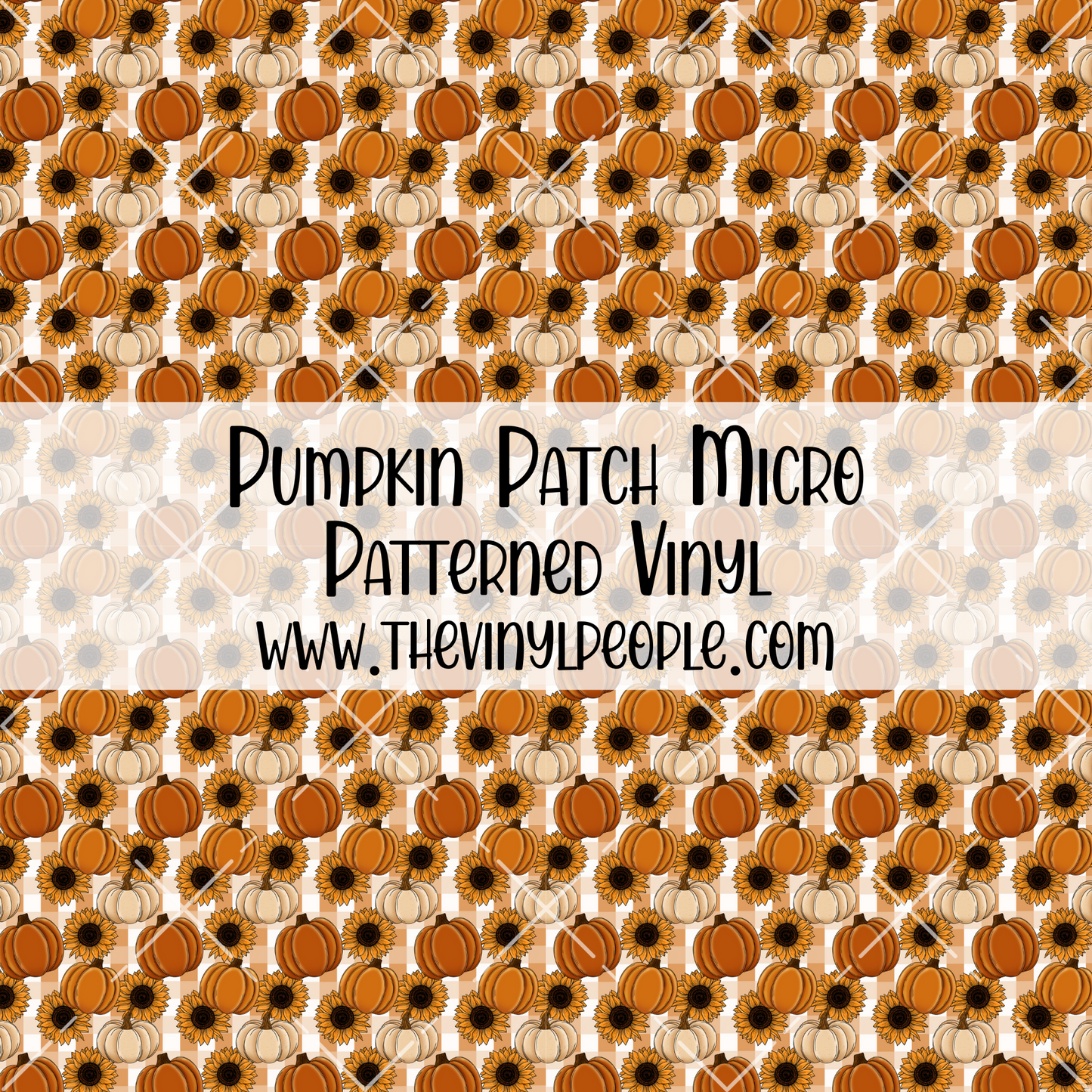 Pumpkin Patch Patterned Vinyl