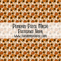 Pumpkin Patch Patterned Vinyl