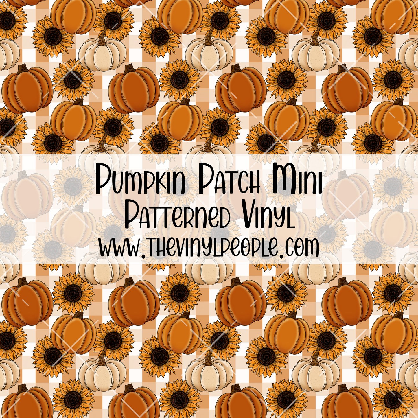 Pumpkin Patch Patterned Vinyl