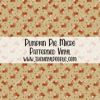 Pumpkin Pie Patterned Vinyl