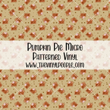 Pumpkin Pie Patterned Vinyl