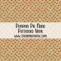 Pumpkin Pie Patterned Vinyl