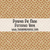 Pumpkin Pie Patterned Vinyl