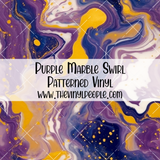 Purple Marble Swirl Patterned Vinyl