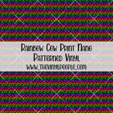 Rainbow Cow Print Patterned Vinyl